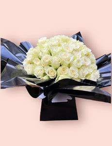 100 White Roses - Weekly Special