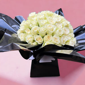100 White Roses - Weekly Special