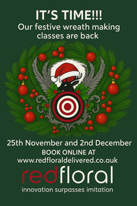 Wreath Making Class - 25th November - Harpers £59.95. - £10 deposit