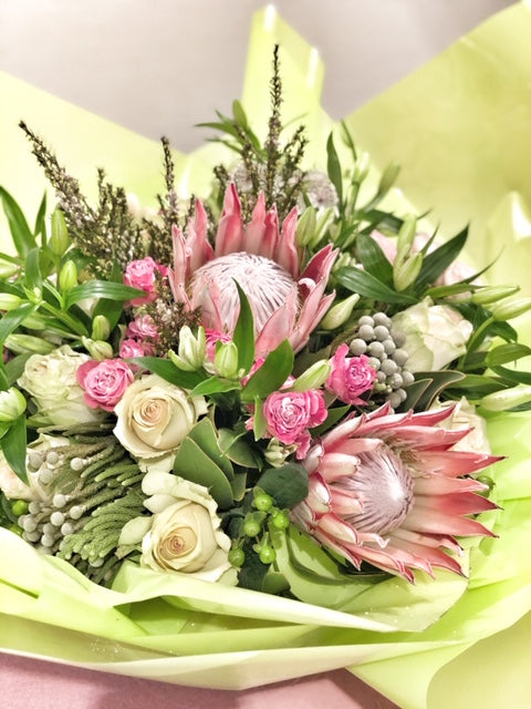 Rose and Protea Bouquet