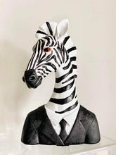 Load image into Gallery viewer, Zebra In a Suit
