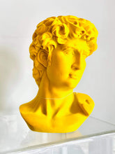 Load image into Gallery viewer, Bright Yellow Large David Bust

