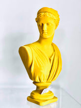 Load image into Gallery viewer, Large Yellow Flock Artemis Bust
