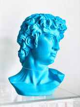 Load image into Gallery viewer, Large flock David bust Teal
